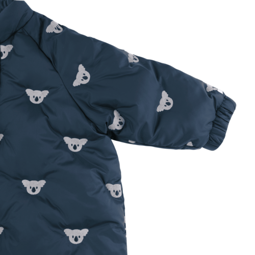 Donsje Blauw baby pak met koala print Donsje Blauw baby pak met koala print