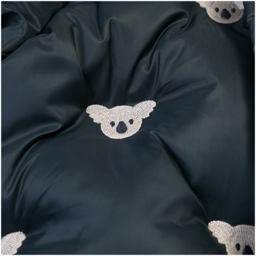 Donsje Blauw baby pak met koala print Donsje Blauw baby pak met koala print