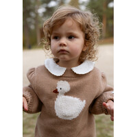 Denna Merino Wool Sweater | Duck | Hazelnut