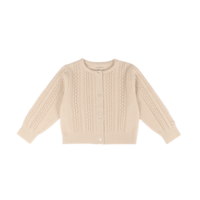 Danik Merino Wool Cardigan | Soft Sand