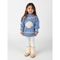 Selwyn Merino Wool Sweater | Lammy | Vintage Blue Melange
