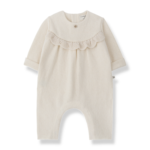 1 + in the family Ecru newborn pakje met ruffle