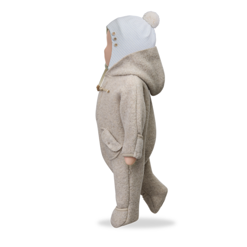 1 + in the family Beige wollen pak