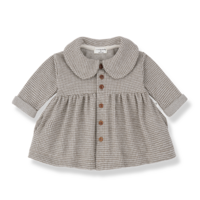 Salerno | Collar Dress | Dark-Taupe