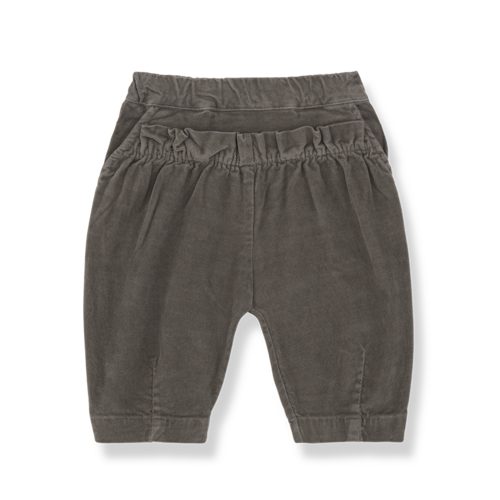 1 + in the family Donker bruin broekje met ruffle 1 + in the family Donker bruin broekje met ruffle