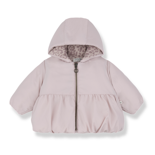 1 + in the family Roze baby jasje met printvoering 1 + in the family Roze baby jasje met printvoering