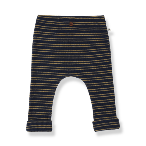 1 + in the family Donker blauw gestreepte legging 1 + in the family Donker blauw gestreepte legging
