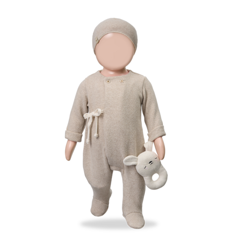 1 + in the family Warm beige baby mutsje 1 + in the family Warm beige baby mutsje