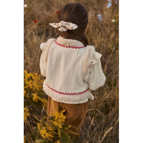 Louise Misha Reversible gilet met bloemen