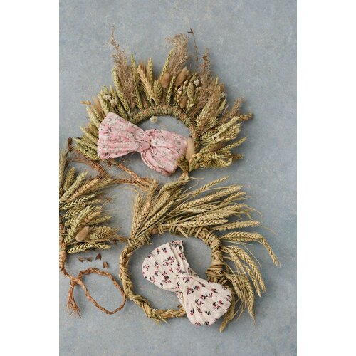 Louise Misha Haarband met roze bloemenprint Louise Misha Haarband met roze bloemenprint