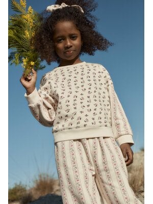 Louise Misha Sweatshirt Rosalia | Cr.Pink S-Cr.Flow B. Louise Misha Sweatshirt Rosalia | Cr.Pink S-Cr.Flow B.