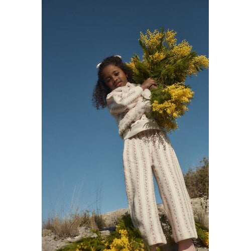 Louise Misha Sweat Pants Ysalia | Cream Flower Beds Louise Misha Sweat Pants Ysalia | Cream Flower Beds