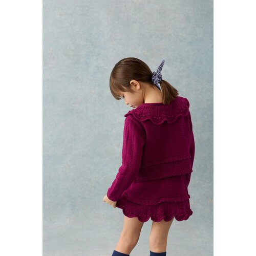 Louise Misha Korte paars gebreide rok Louise Misha Korte paars gebreide rok