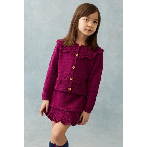 Louise Misha Paars gebreid vestje Louise Misha Paars gebreid vestje