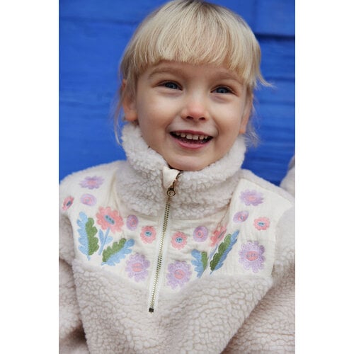 Louise Misha Anorak met geborduurde bloemen Louise Misha Anorak met geborduurde bloemen