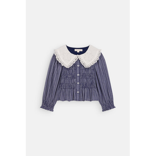 Louise Misha Geruite blouse in licht roze Louise Misha Geruite blouse in licht roze