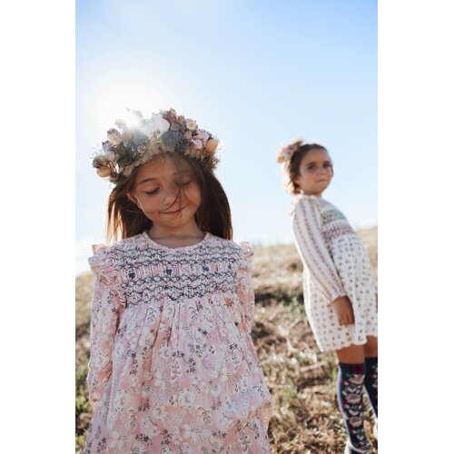 Louise Misha Jurk met roze bloemenprint Louise Misha Jurk met roze bloemenprint