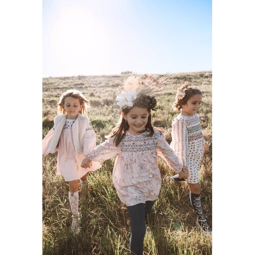 Louise Misha Jurk met roze bloemenprint Louise Misha Jurk met roze bloemenprint