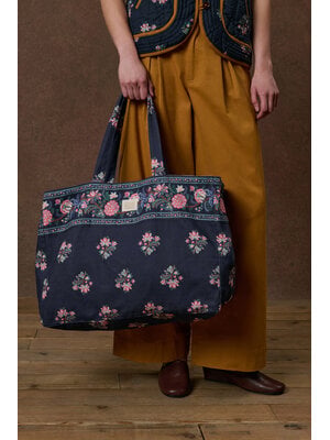 Louise Misha Tote Bag Beverly | Midnight Primrose Louise Misha Tote Bag Beverly | Midnight Primrose