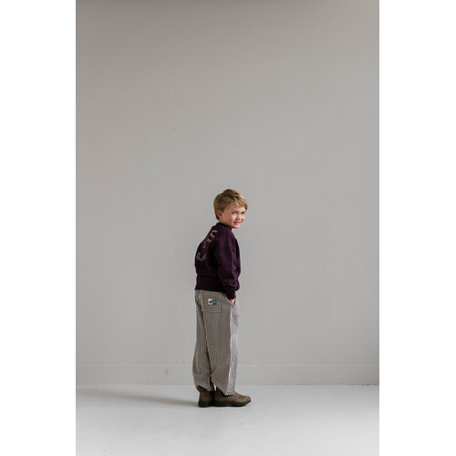 JENEST Gestreepte broek met elastische taille