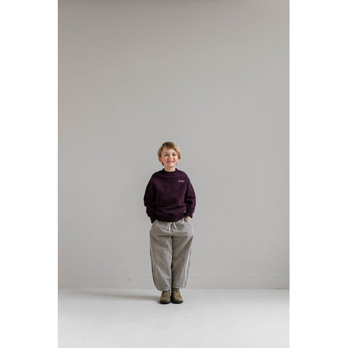 JENEST Gestreepte broek met elastische taille