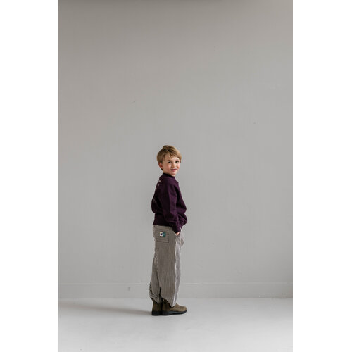 JENEST Gestreepte broek met elastische taille