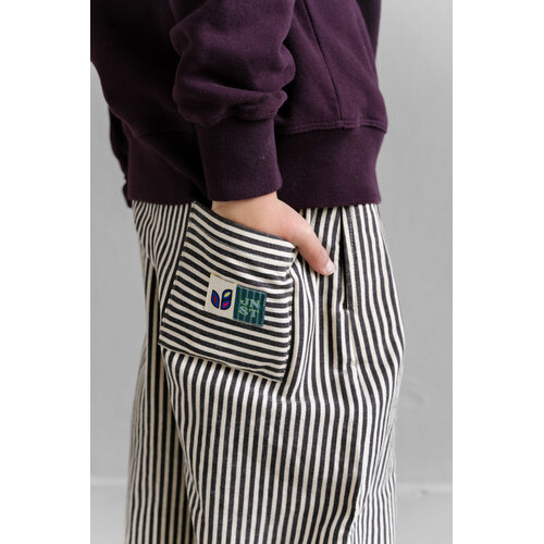 JENEST Gestreepte broek met elastische taille