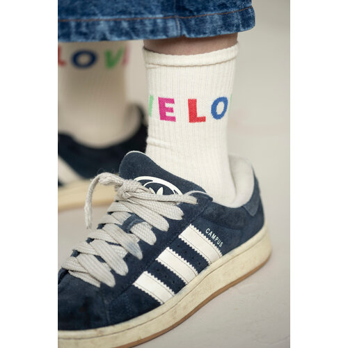 JENEST LOVE sokken in off white JENEST LOVE sokken in off white