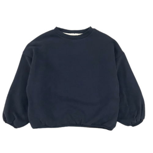 JENEST Donkere sweater met vleugel detail