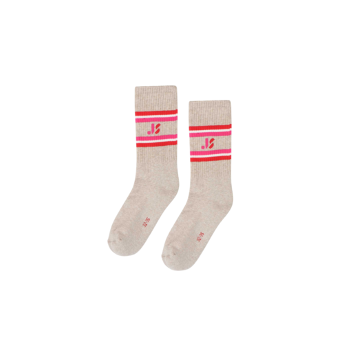 JENEST Js Sport Socks | Beige Melange JENEST Js Sport Socks | Beige Melange