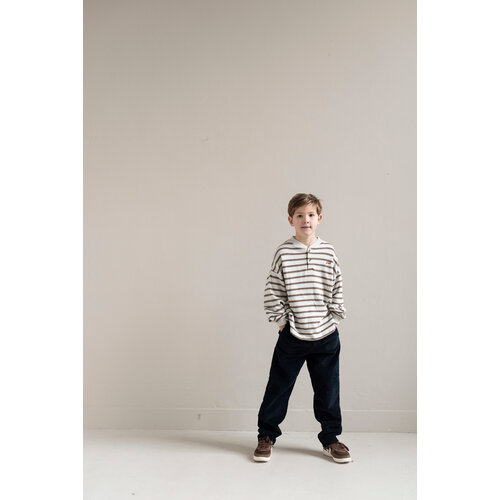 JENEST Corduroy chino in donker blauw JENEST Corduroy chino in donker blauw