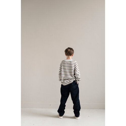 JENEST Corduroy chino in donker blauw JENEST Corduroy chino in donker blauw
