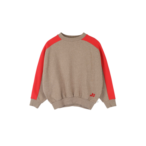 JENEST Sportieve sweater met rood detail JENEST Sportieve sweater met rood detail