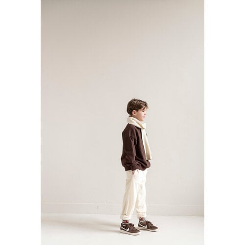 JENEST Bruine polo sweater JENEST Bruine polo sweater