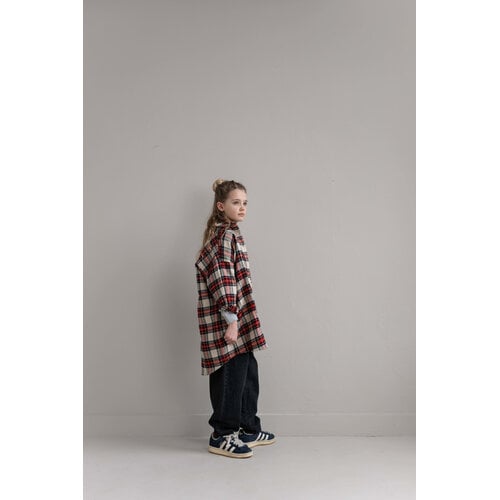 JENEST Oversized shirt in rode ruit JENEST Oversized shirt in rode ruit