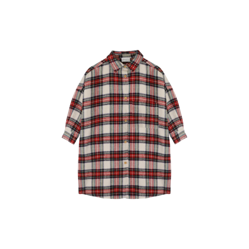 JENEST Oversized shirt in rode ruit JENEST Oversized shirt in rode ruit