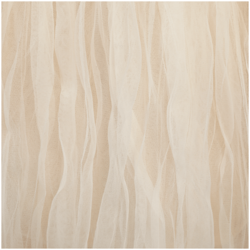 Donsje Beige jurk met tulle Donsje Beige jurk met tulle