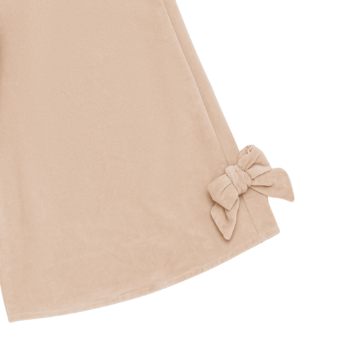Donsje Wijde broek met strik details in licht roze Donsje Wijde broek met strik details in licht roze