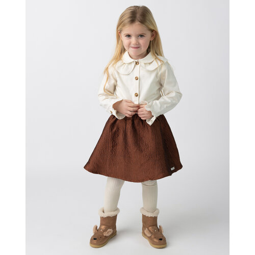 Donsje Witte blouse met peter pan kraag Donsje Witte blouse met peter pan kraag