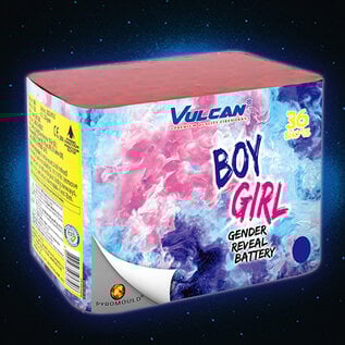 Vulcan Battery Gender Reveal Blauw