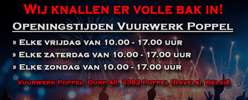 OPENINGSTIJDEN 2026