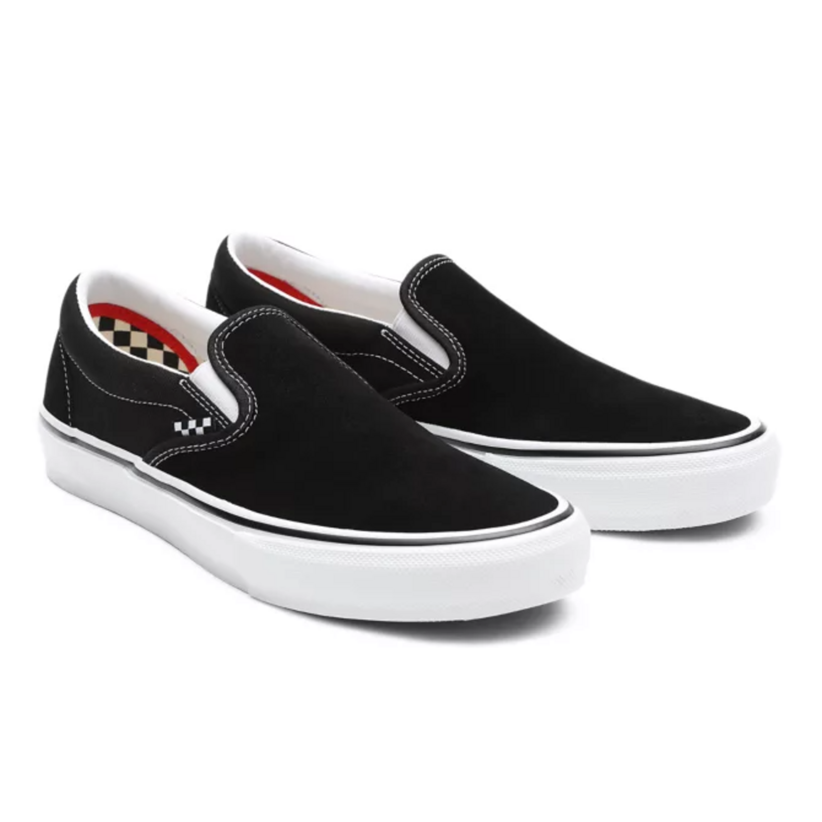 vans Vans skateshoe slip on zwart wit
