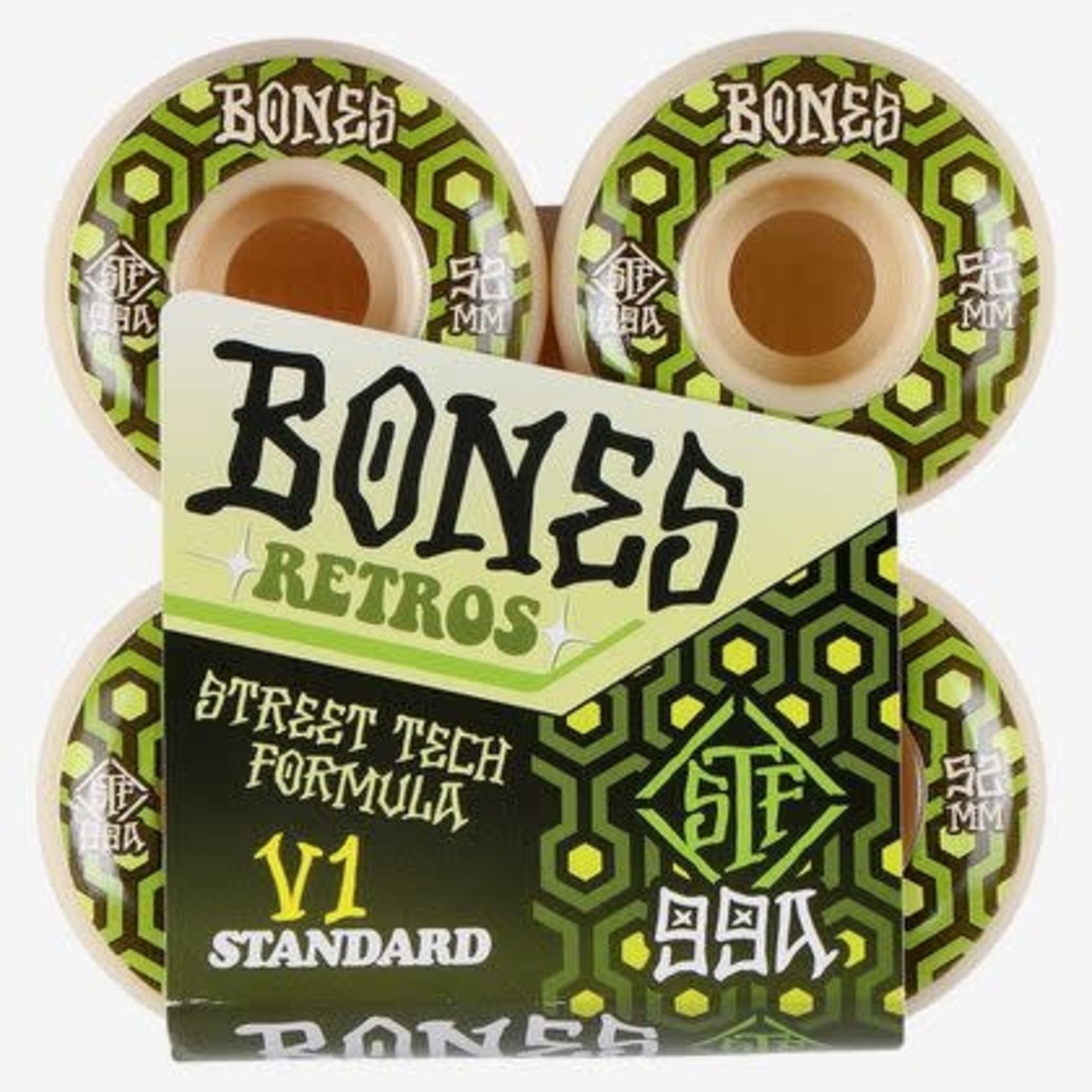 bones Bones wheels street tech formula retro V1 groen