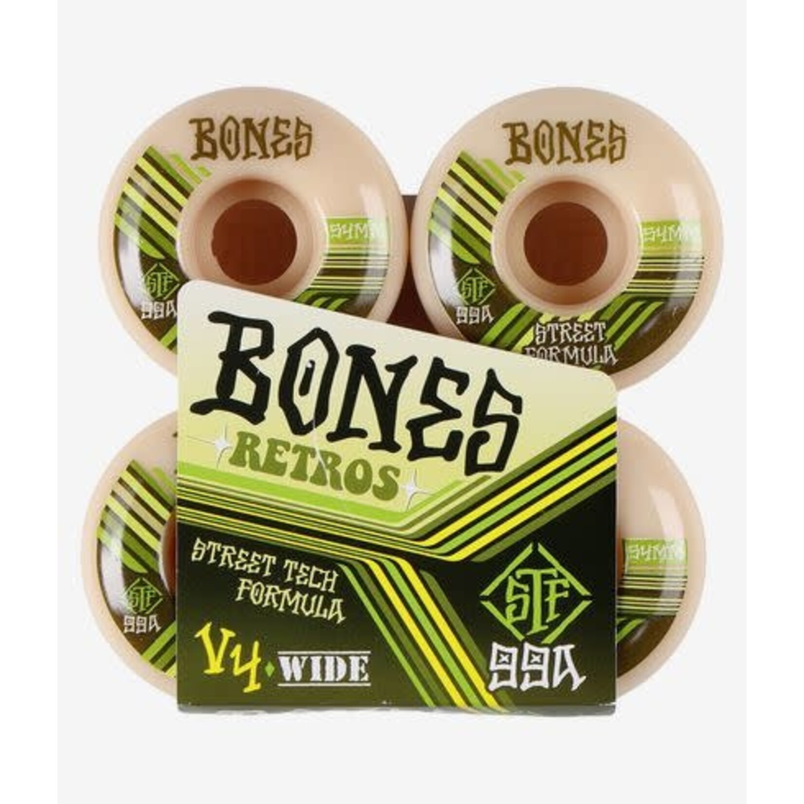 bones Bones wheels street tech formula retro V4 groen