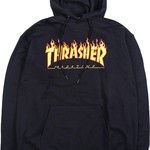 thrasher Thrasher hoodie vlammen zwart