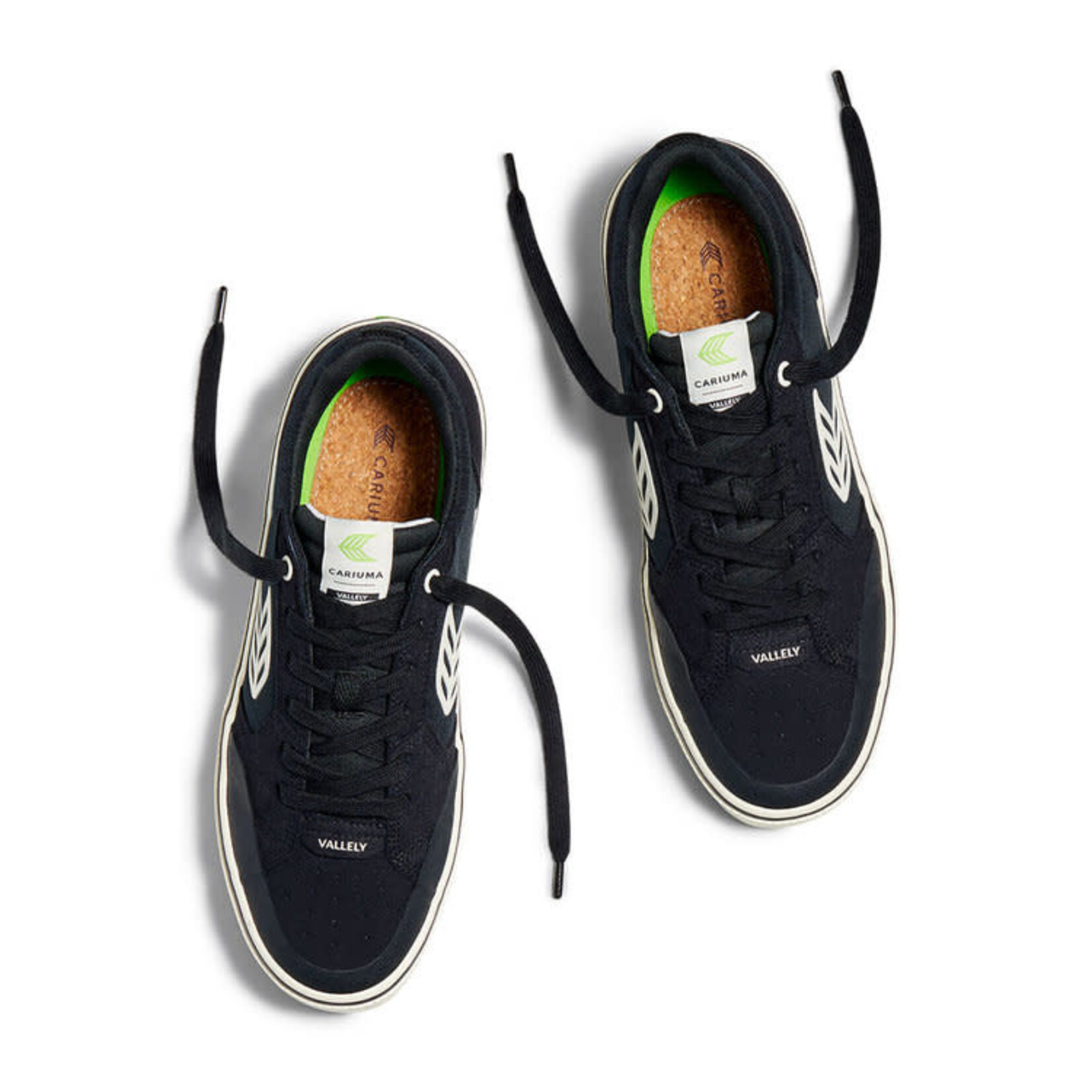 cariuma cariuma skateshoe vallely black/ivory