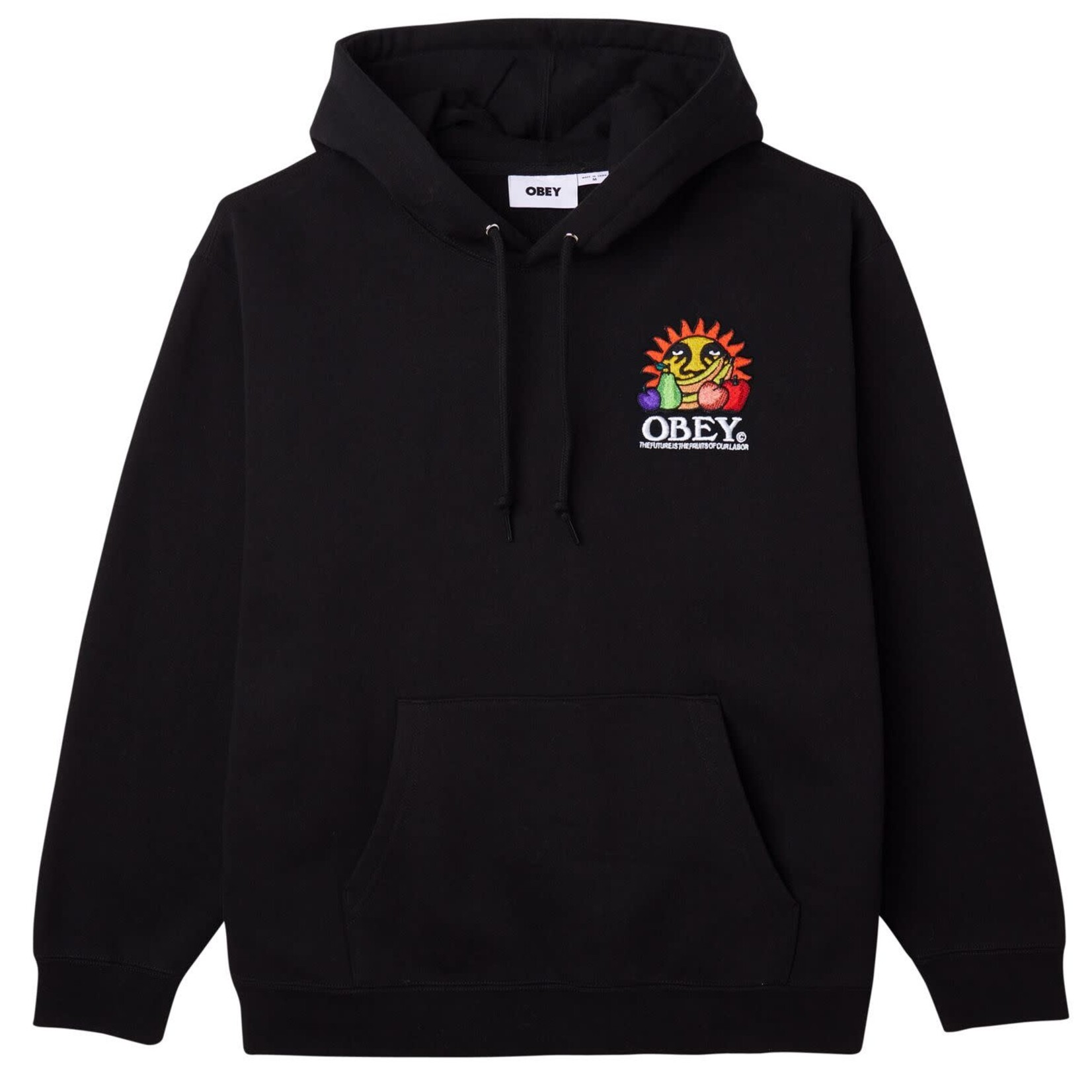obey Obey hoodie our labor BLK