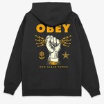 obey Obey hoodie new clear power blk