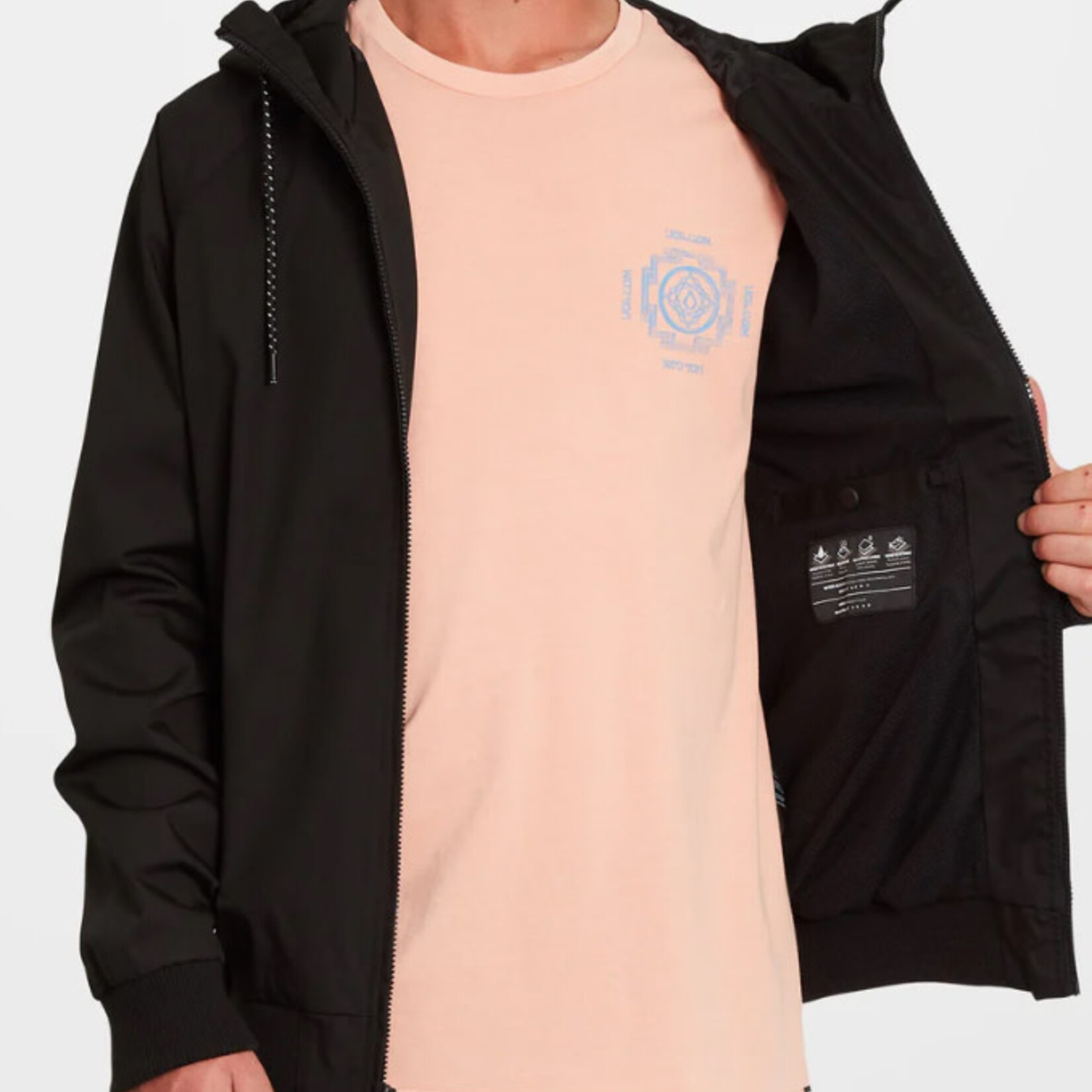 volcom Volcom regenjas raynan 10K BLK