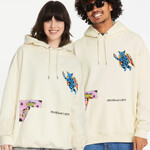volcom Volcom hoodie  Bob mollema ecru